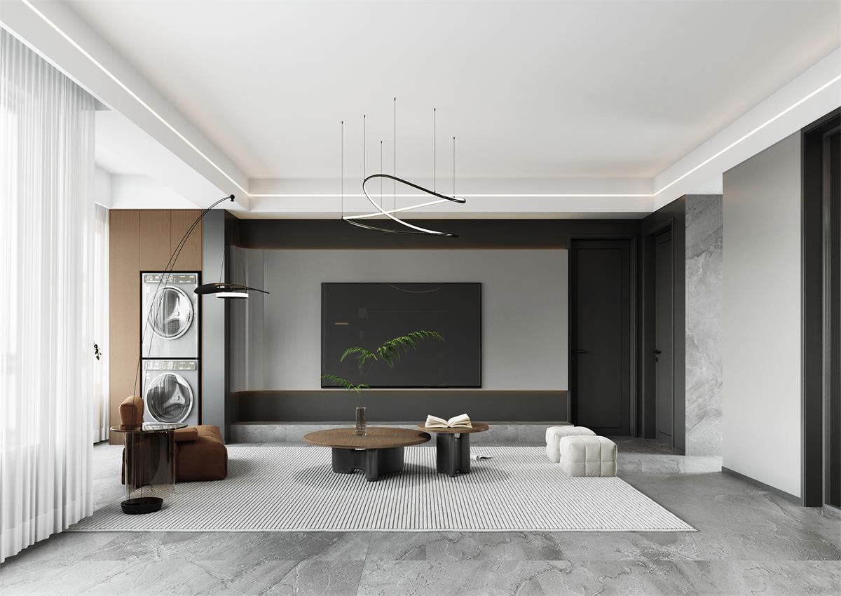 國府壹號| 驚艷！147㎡黑色簡約家，又A又颯高級感直接拉滿