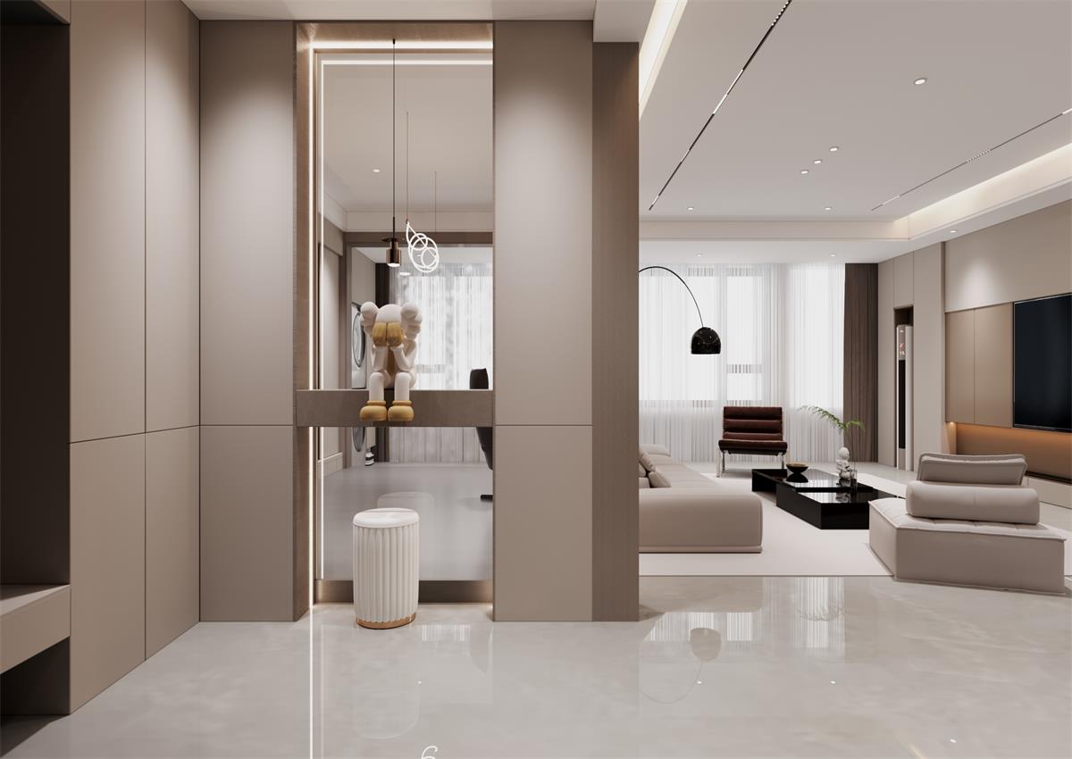 玉庭華府146㎡ | 自帶高級(jí)感的意式極簡家，一進(jìn)門就想哇塞！