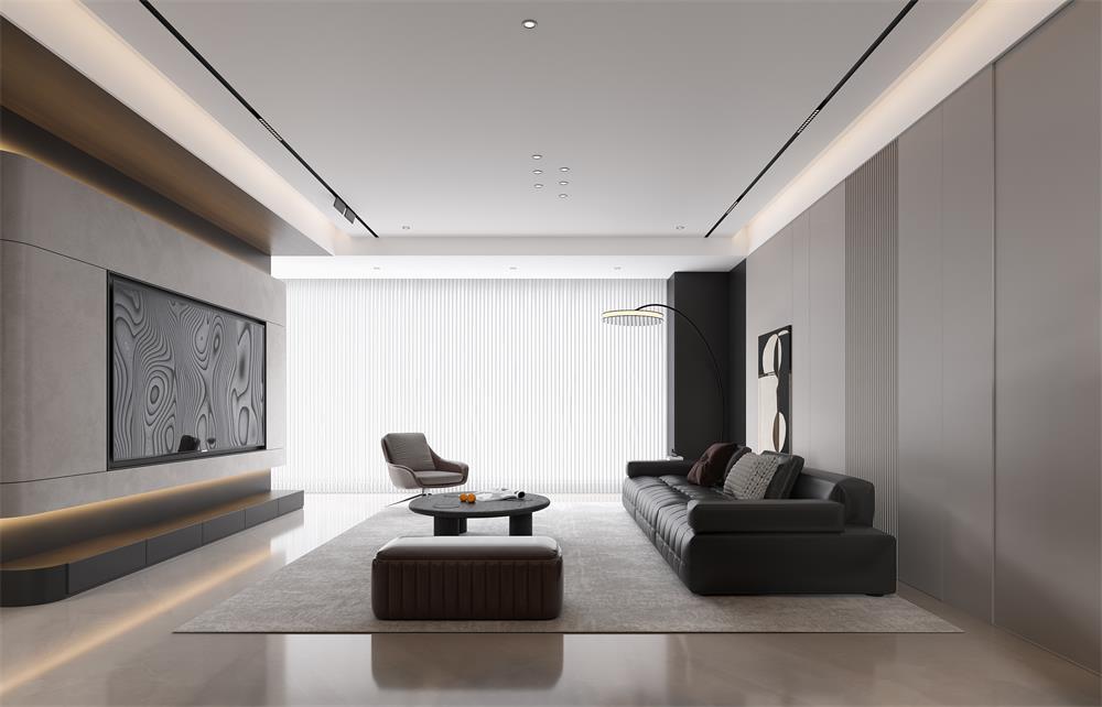 中海華樾133㎡ | 看不膩的「黑白極簡」王炸組合！高級感原地封神！