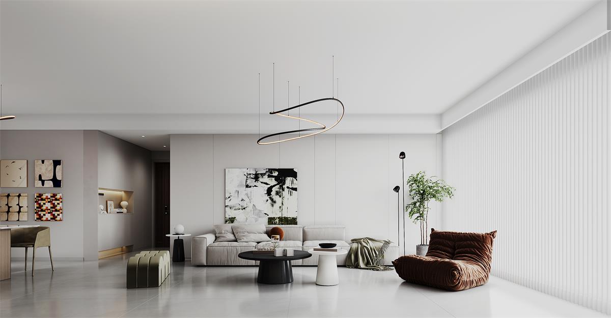 寧房云筑129㎡ | 裝修的盡頭原來是極簡！家越簡單越高級~