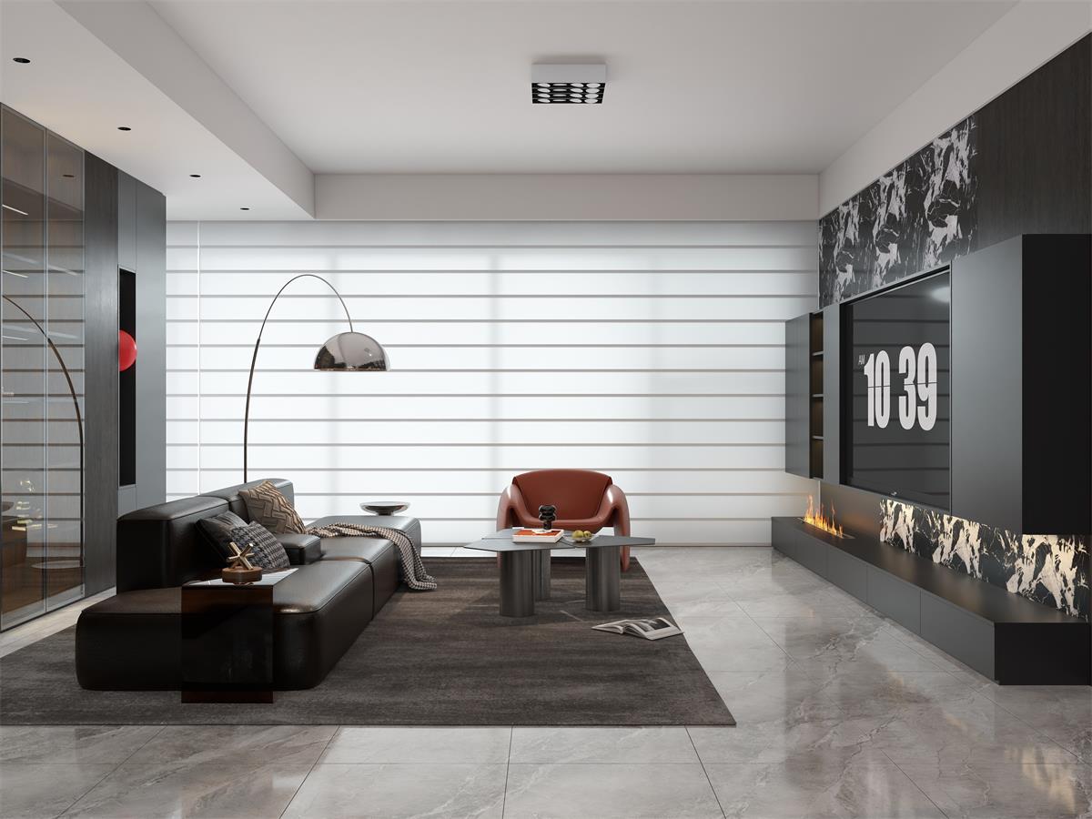 萬科錦曜 | 暗黑美學天花板！他家129㎡意式風太驚艷了！