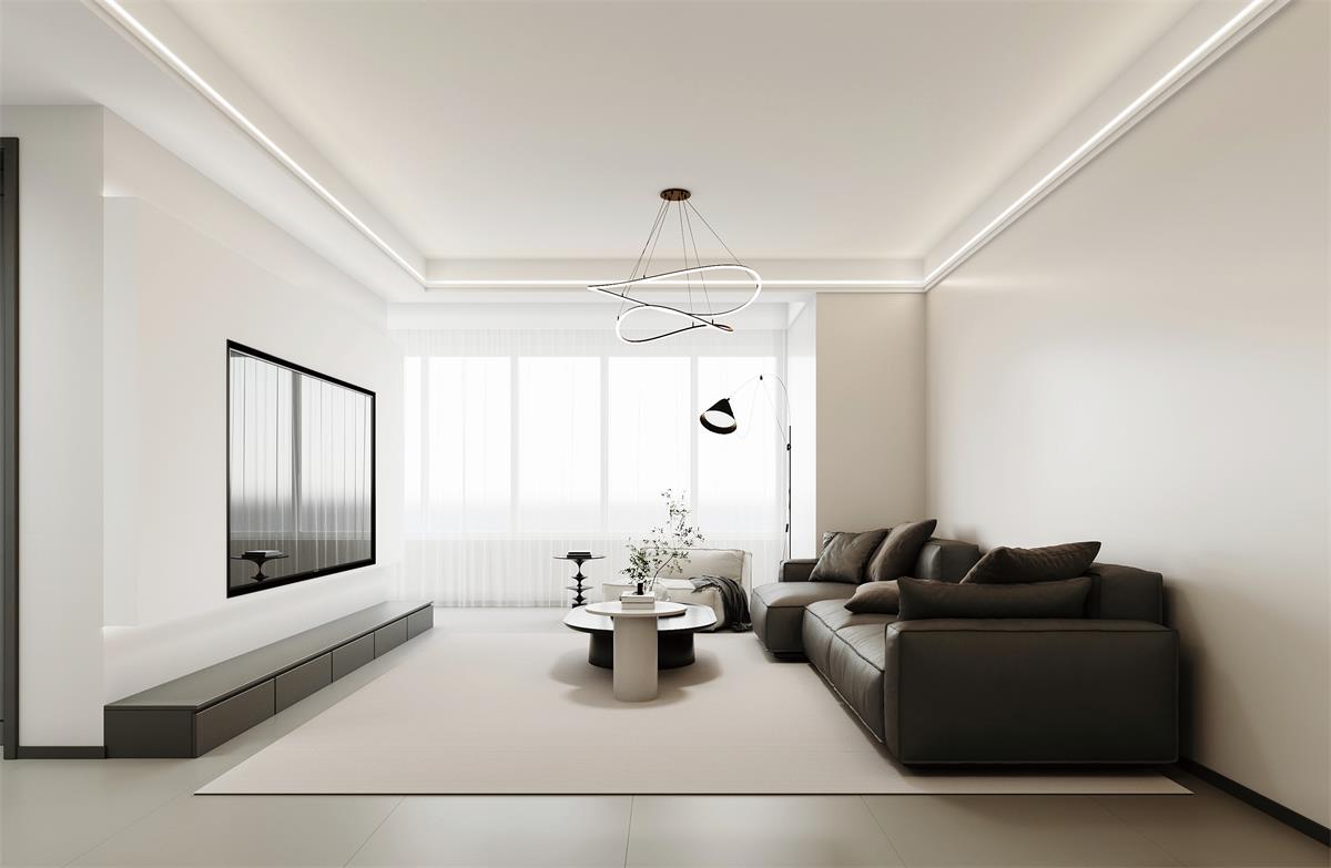 玉庭華府 | 憑啥這套130㎡簡約風能刷爆朋友圈？島臺+餐桌、床尾柜統(tǒng)統(tǒng)安排上！