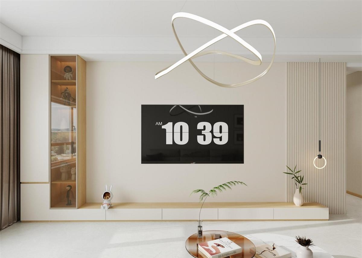 魯銀瀧璽126㎡ | 溫柔感溢出屏幕！『簡約+奶油』看一百遍也不膩