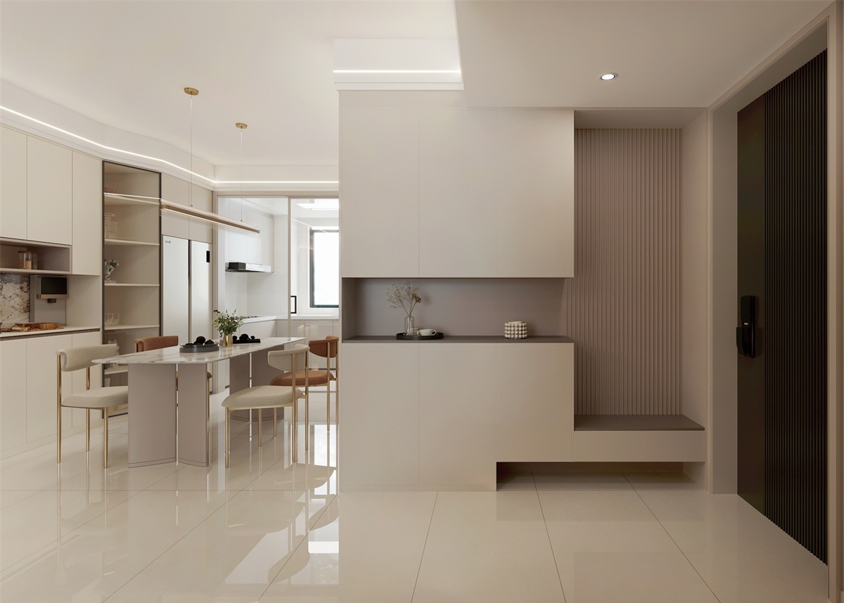 中海河山郡 | 聽(tīng)勸！裝修少看點(diǎn)網(wǎng)紅設(shè)計(jì)，119㎡簡(jiǎn)約風(fēng)小家溫馨又耐看！