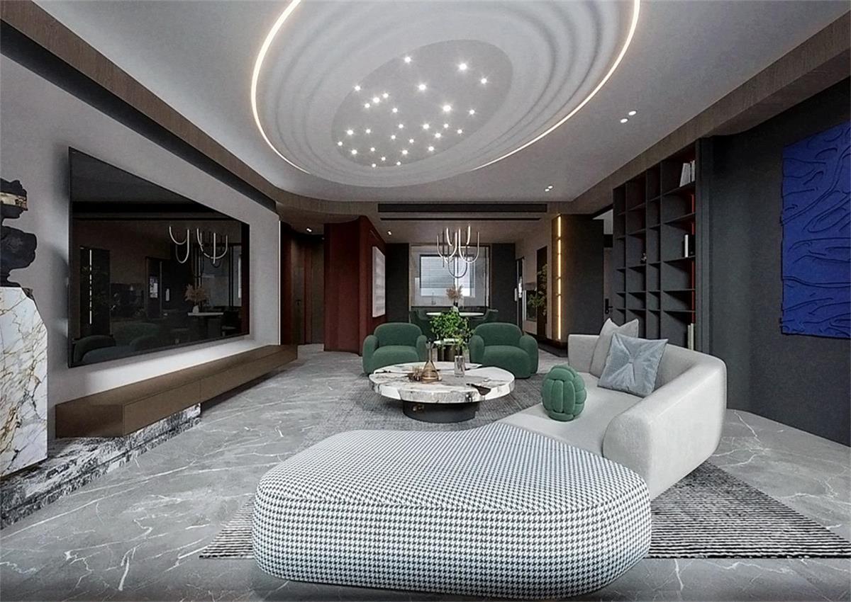 中海九樾143㎡ | 你不敢嘗試的暗黑系混搭風(fēng)，到底有多炫酷？！