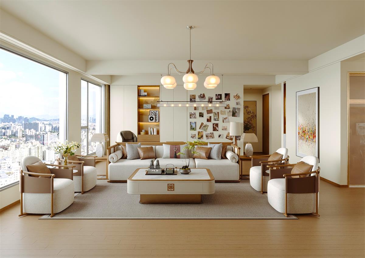 閱麓和院147㎡ | 三線小城的宋式美學家，有種「柳暗花明」 的松弛寫意