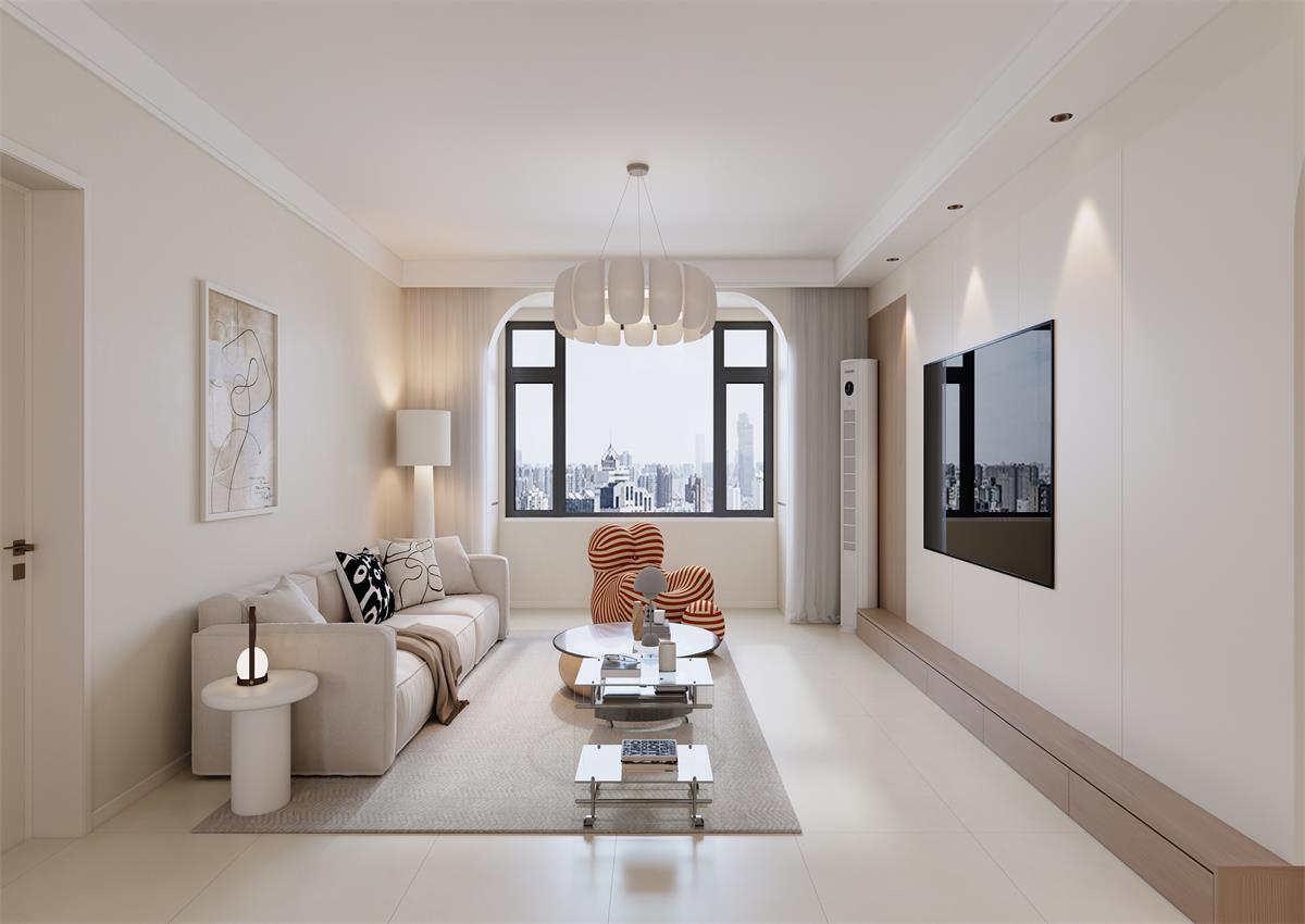 悅海·天潤(rùn)府153㎡ | 自帶溫柔濾鏡！奶油風(fēng)的家簡(jiǎn)直是「松弛感」頂流！