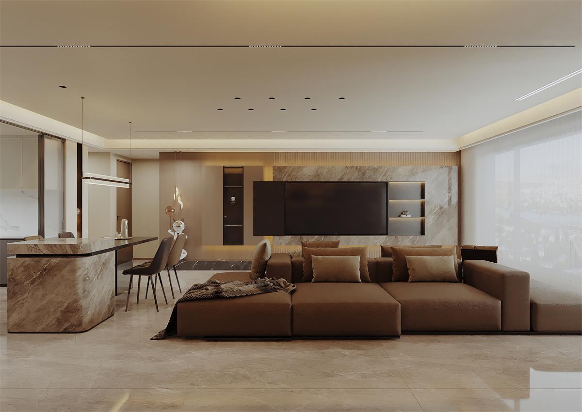 中恒央御143㎡ | 朋友說：品味不錯哦！你家意式輕奢風顯貴又好看