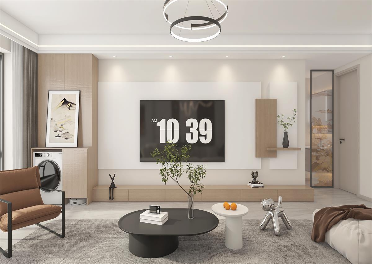 紫辰府128㎡ | 『奶油風(fēng)』不是刷個(gè)大白墻！溫馨、顯大、好打理才是核心！