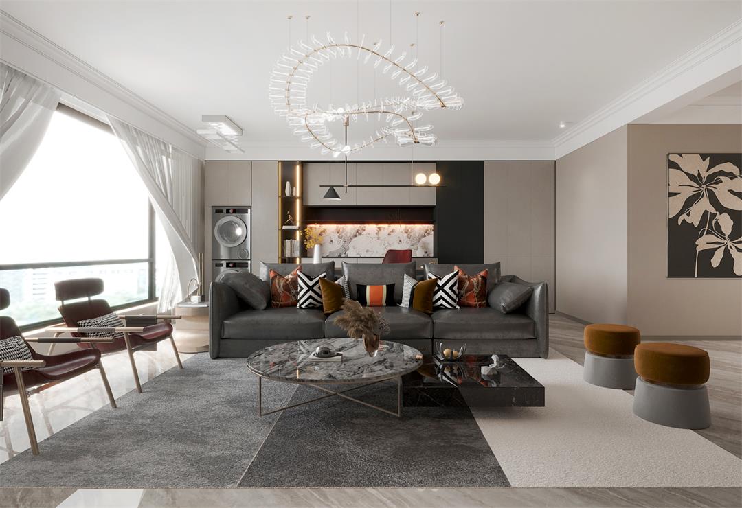 民生北府133㎡ | 沒跟風(fēng)！自己做主裝了現(xiàn)代風(fēng)的家，實用又耐看！