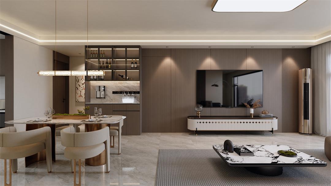 中海觀園132㎡ | 拯救審美疲勞！暖棕意式風的家，溫暖又松弛