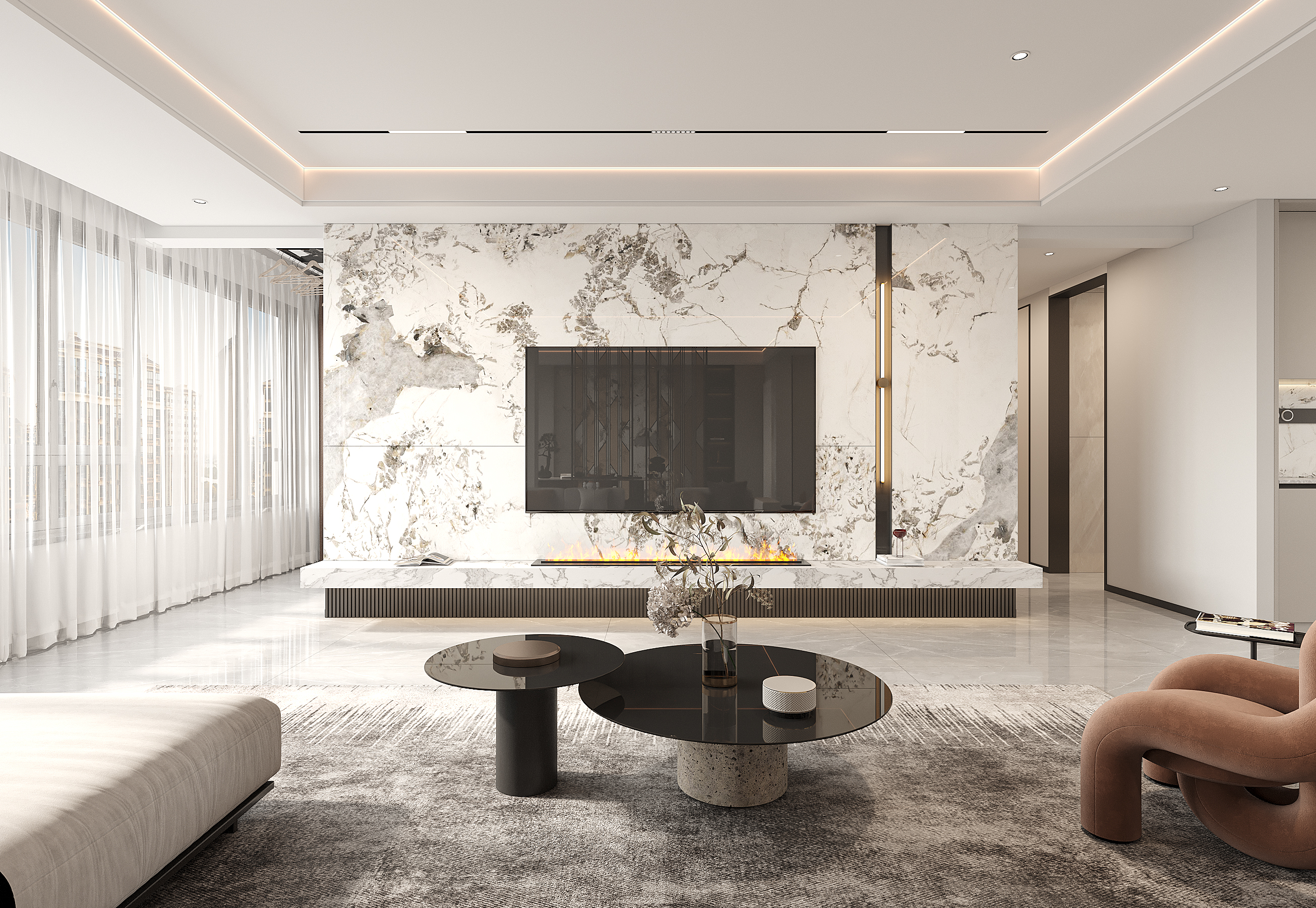 中房璽悅灣 177㎡ 現(xiàn)代風(fēng)格裝修設(shè)計效果圖